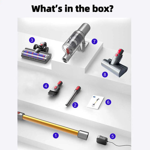 Wireless Handheld Vacuum Cleaner with Smart Dust Sensor