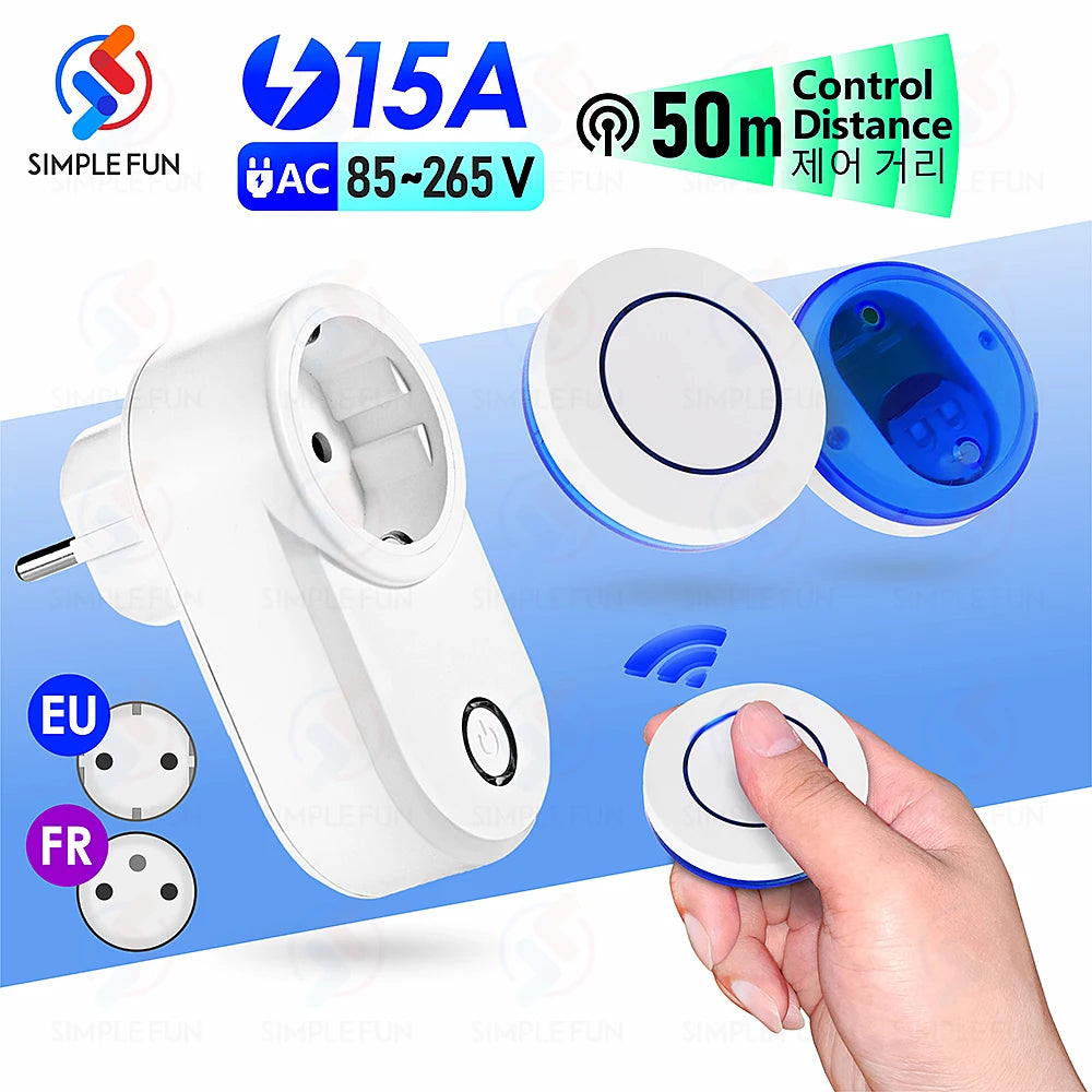 Remote Control Socket Plug Smart Outlet for Home Appliances