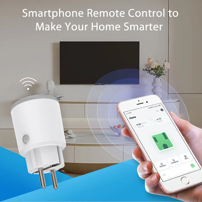 Smart Matter WiFi Plug with Power Monitor and Voice Control