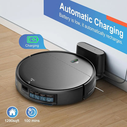 Smart Robot Vacuum with App Control and Wet Mopping