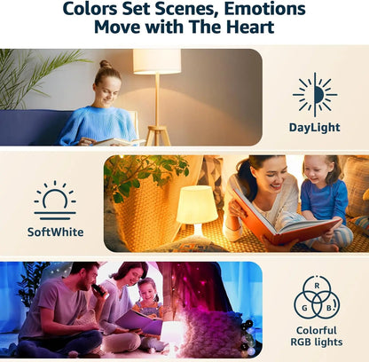 Magnetic Detachable Emergency LED Bulb with Remote RGB USB - Home Smart Direct