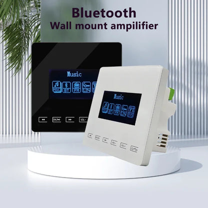 Bluetooth Wall Amplifier Touch Music Player with FM Radio - Home Smart Direct