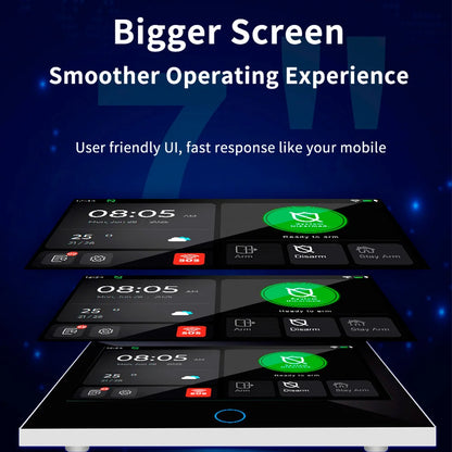 KERUI 7-inch IPS Large Touch Screen Home Alarm Panel 4G LTE GSM WiFi Wireless Alarm Security System Burglar Tuya Smart Alexa - Home Smart Direct