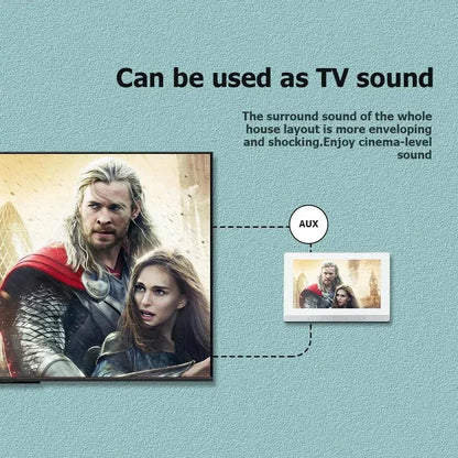 Smart Audio System WiFi Bluetooth Wall Amplifier with Ceiling Speaker - Home Smart Direct