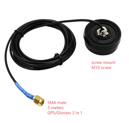 Low Profile GNSS GPS Car Antenna with SMA Connector