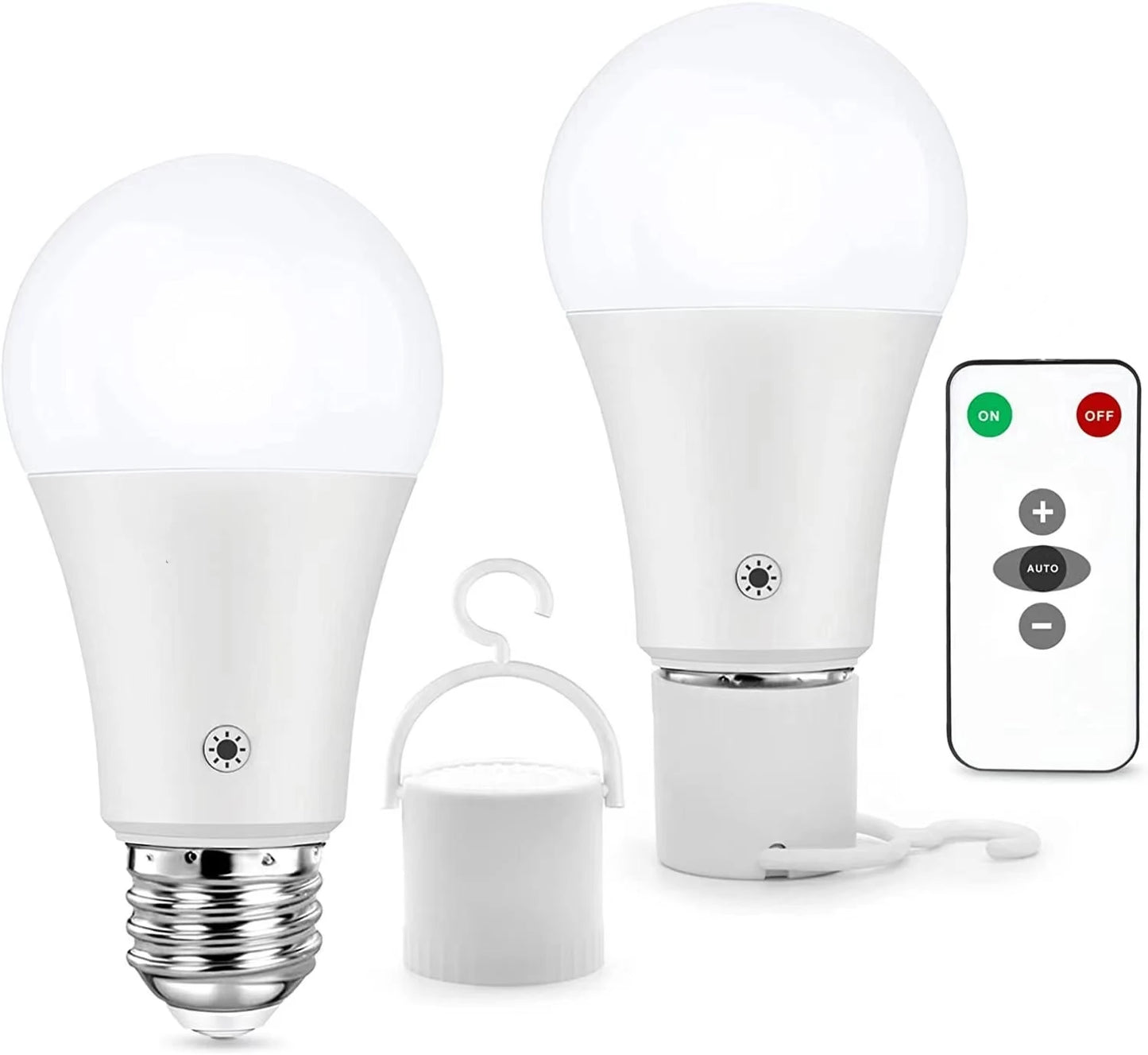 Rechargeable LED Bulb with Remote Dimmable Emergency Backup - Home Smart Direct