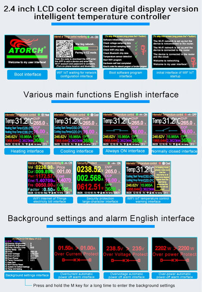 Tuya WiFi Digital Thermostat Socket Temperature Controller with Timer