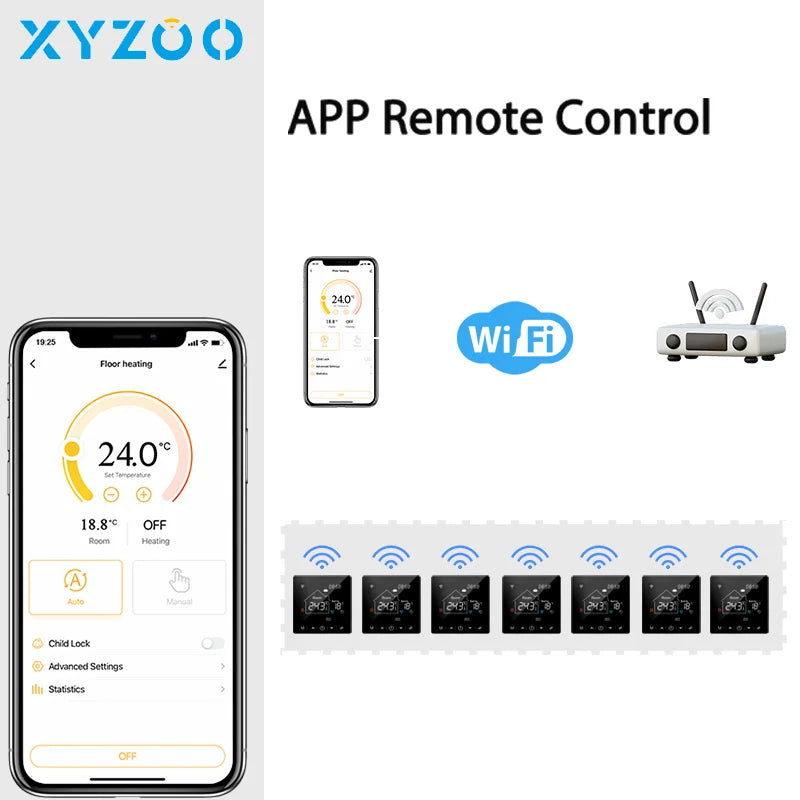 Smart Thermostat WiFi Controller for Heating and Boiler