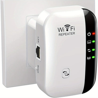WiFi Signal Repeater Extender with Ethernet Port Wireless Network Booster