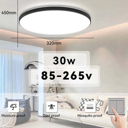 LED Ceiling Light with Remote Dimming for Living Room Bedroom Kitchen - Home Smart Direct