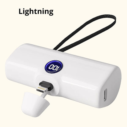 Compact Fast Charging Portable Power Bank with LED Display