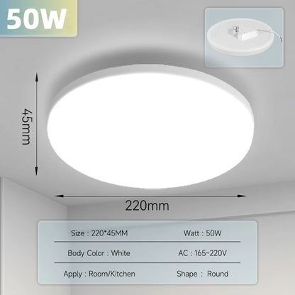 Modern LED Ceiling Light Fixture for Living Room and Bedroom - Home Smart Direct