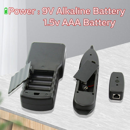 LCD Network Cable Tester with Continuity Check and Wire Locator