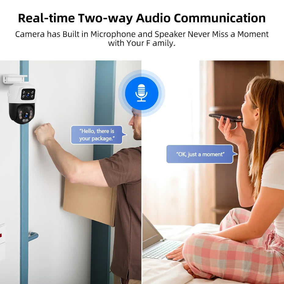 KERUI 2K 4MP 6MP HD POE Surveillance 8CH 16CH Camera System Dual Lens PTZ WIFI IP Home Security 8CH POE NVR Video H.265 CCTV Kit - Home Smart Direct