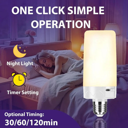 Rechargeable Emergency LED Bulb with Remote and RGB Colors - Home Smart Direct