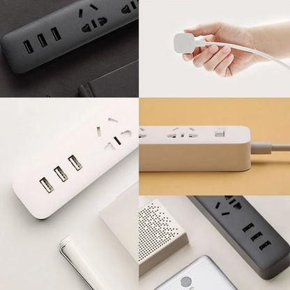 Smart Power Strip with USB Fast Charging and Outlets