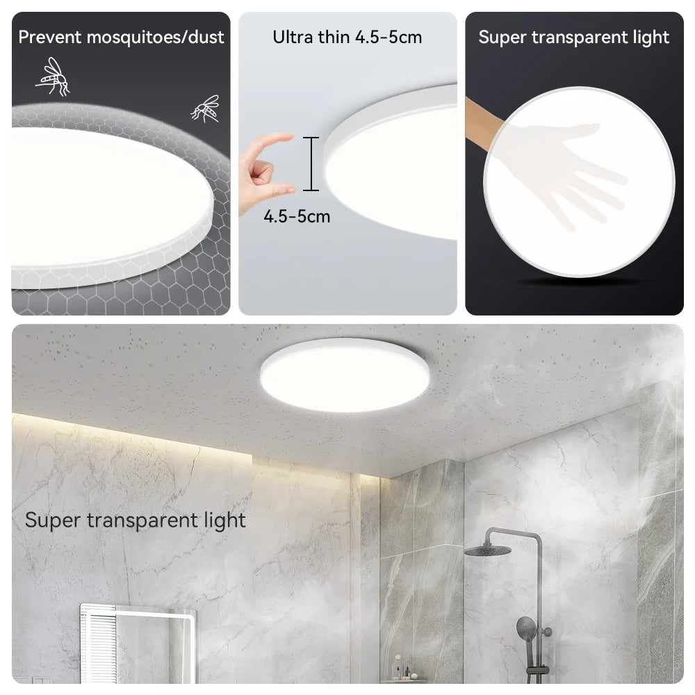 Motion Sensor LED Ceiling Light Waterproof for Hallway Corridor - Home Smart Direct