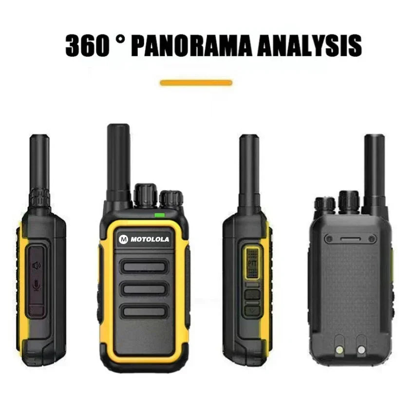 Mini Walkie Talkie Set with Long Range Two Way Communication