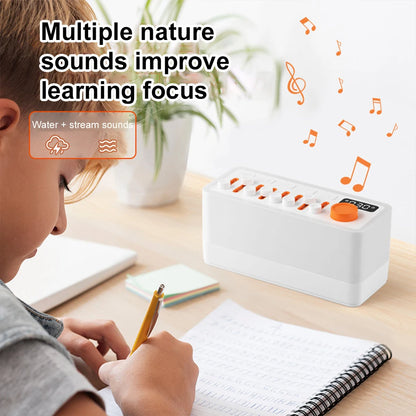 Smart Sleep Aid Speaker with Night Light and Nature Sounds - Home Smart Direct