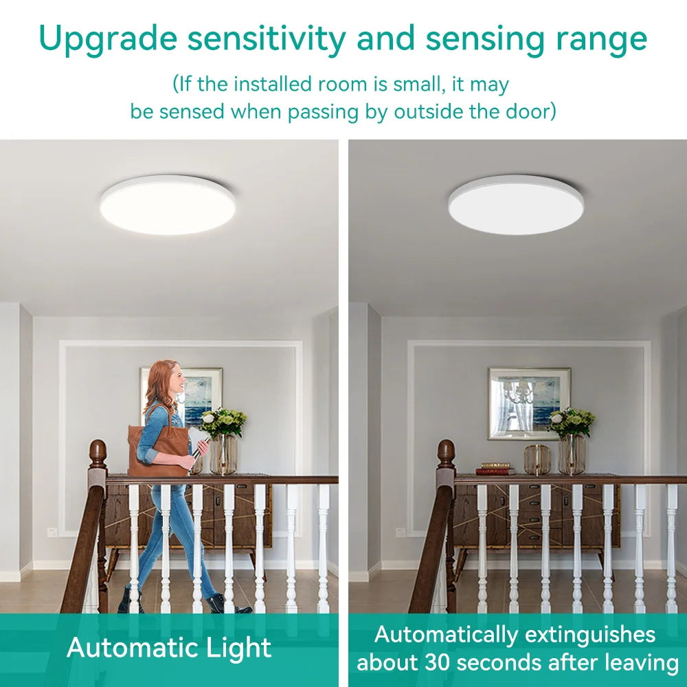 Motion Sensor LED Ceiling Light Waterproof for Hallway Corridor - Home Smart Direct