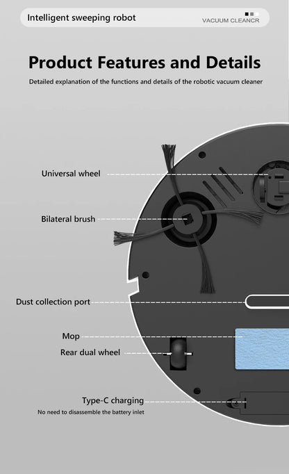 Smart Sweeping Robot Automatic Vacuum Cleaner for Home