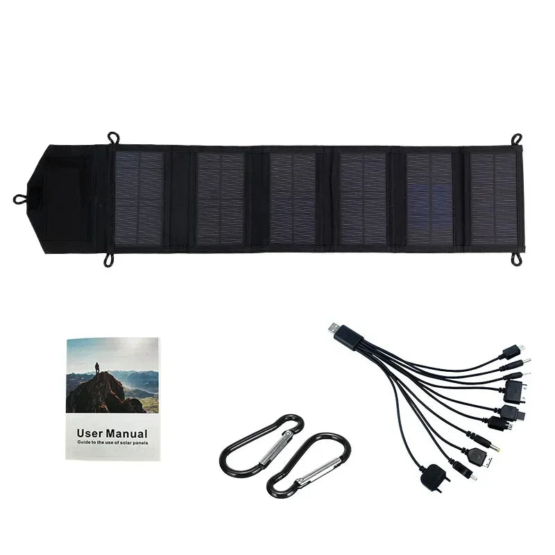 Foldable Solar Panel for Fast Charging and Outdoor Power Supply