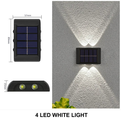 Outdoor Solar Wall Light for Garden and Home Security