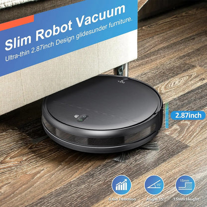 Smart Robot Vacuum with App Control and Wet Mopping