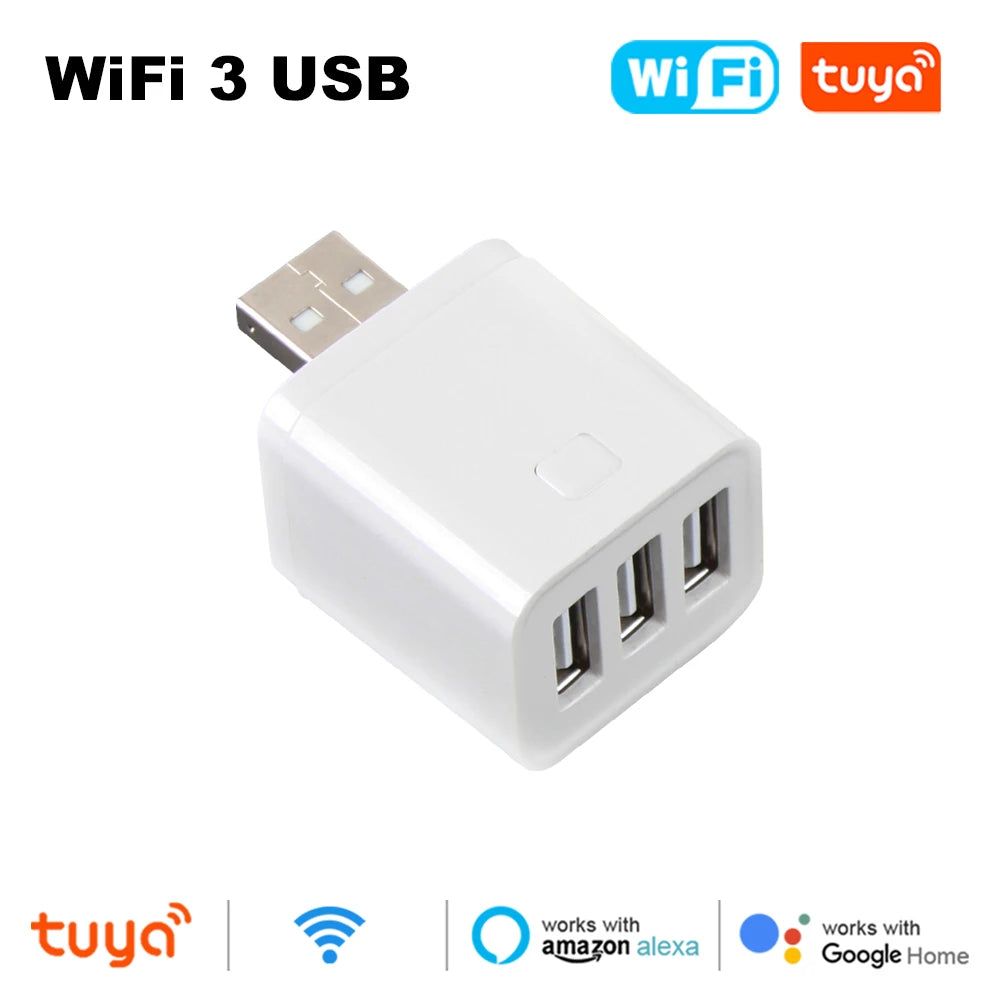 Smart Micro USB Adapter with Timing and Voice Control