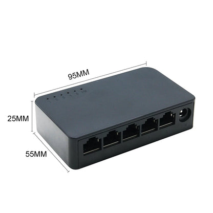 Mini Five Port Gigabit Ethernet Smart Network Switch