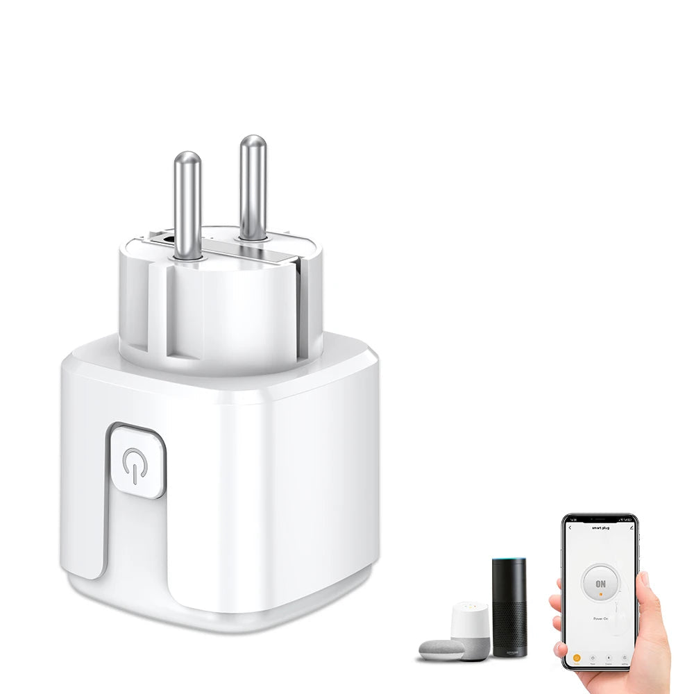 Smart Plug Zigbee with Power Monitor and Voice Control