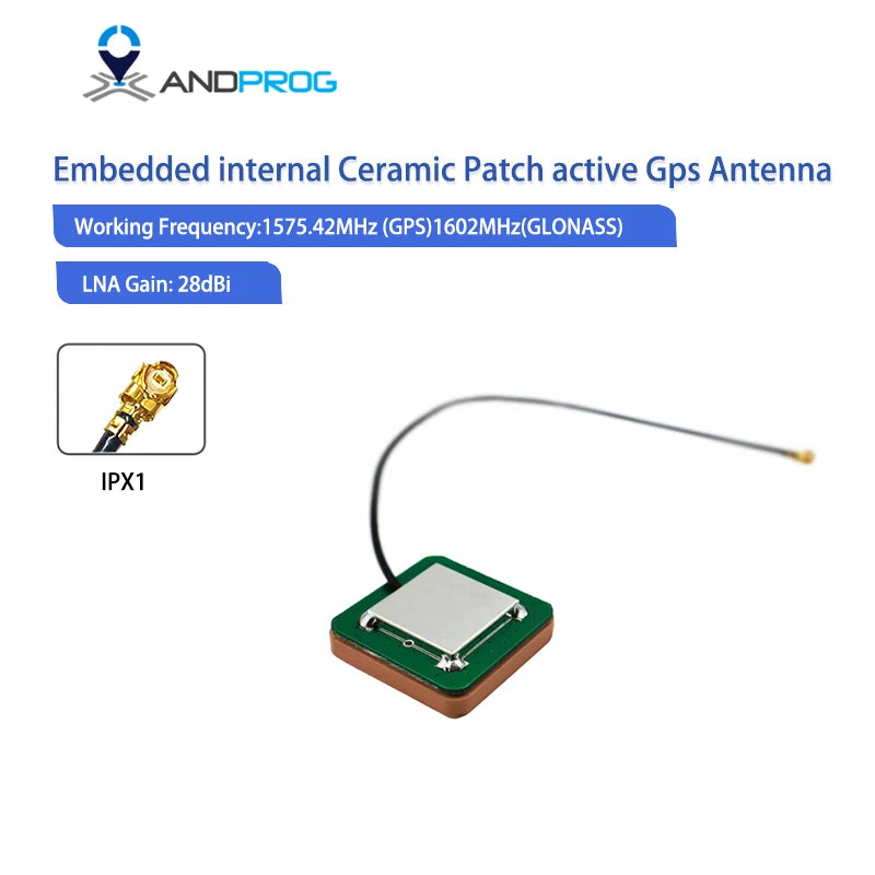 Active GPS GLONASS Ceramic Patch Antenna