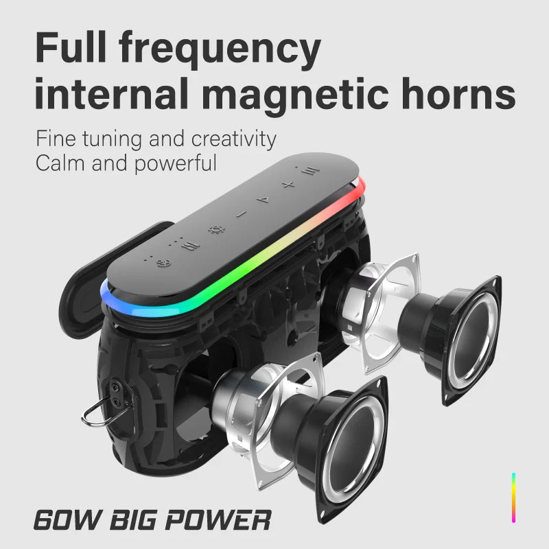 Bluetooth Wireless Outdoor Speaker with Subwoofer - Home Smart Direct