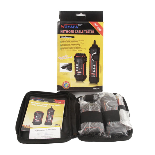 NOYAFA NF-802 Multi-function Cable Tester RJ11 RJ45 Cat5 Cat6 Tracker