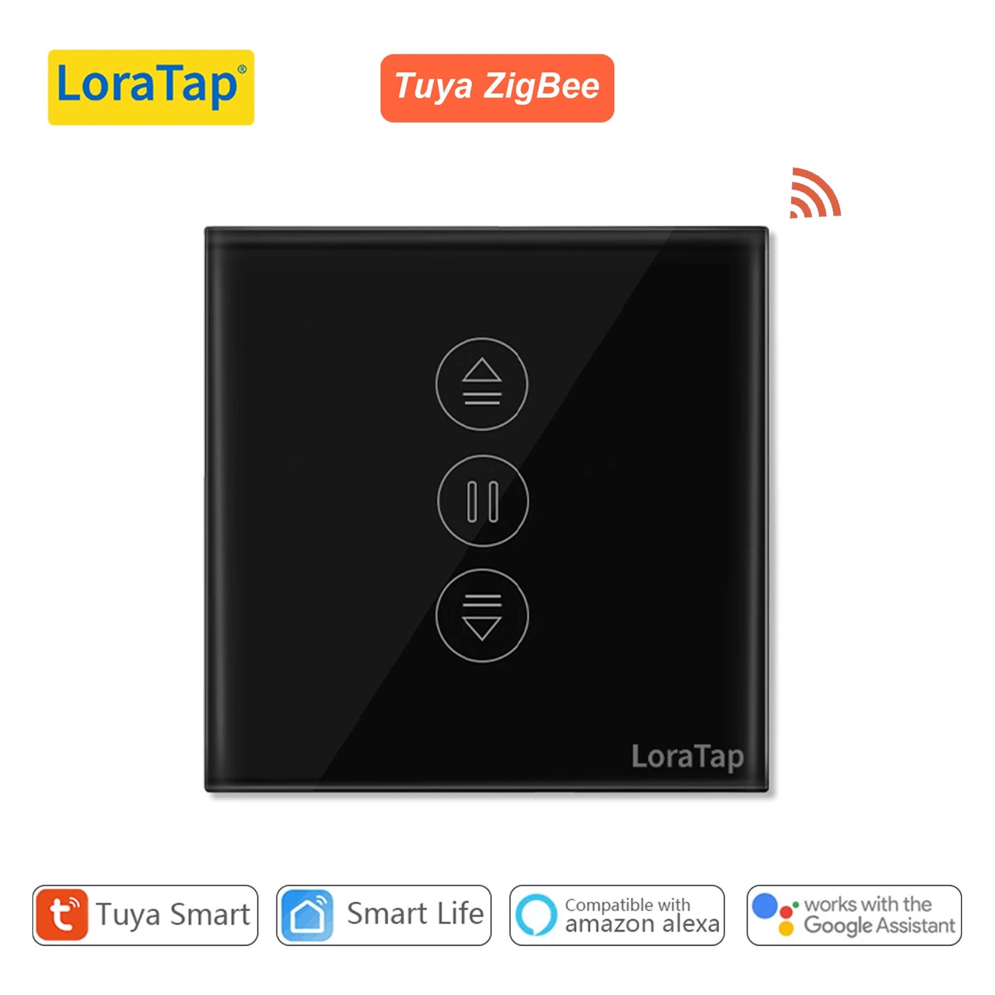 LoraTap ZigBee Curtains Roller Shutters Blinds Switch Control Connected Motor Google Home Alexa Electric Window Tuya Smart Life - Home Smart Direct