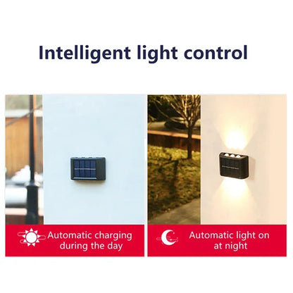 Outdoor Solar Wall Light for Garden and Home Security