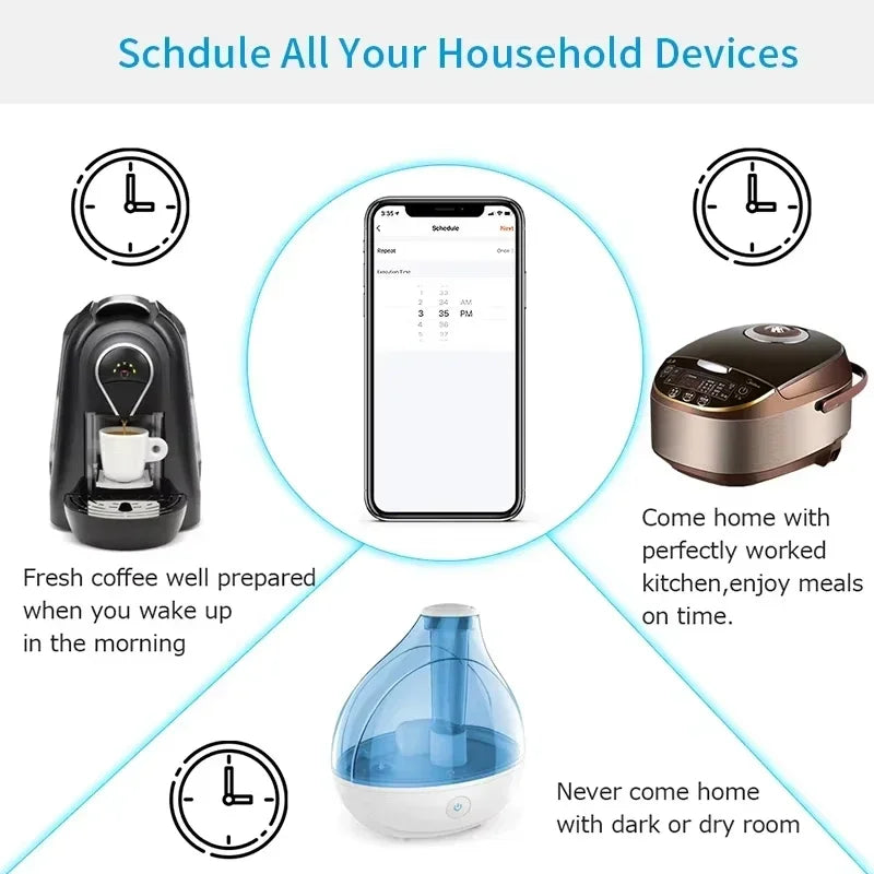 EU Smart Plug with Power Monitor and Voice Control