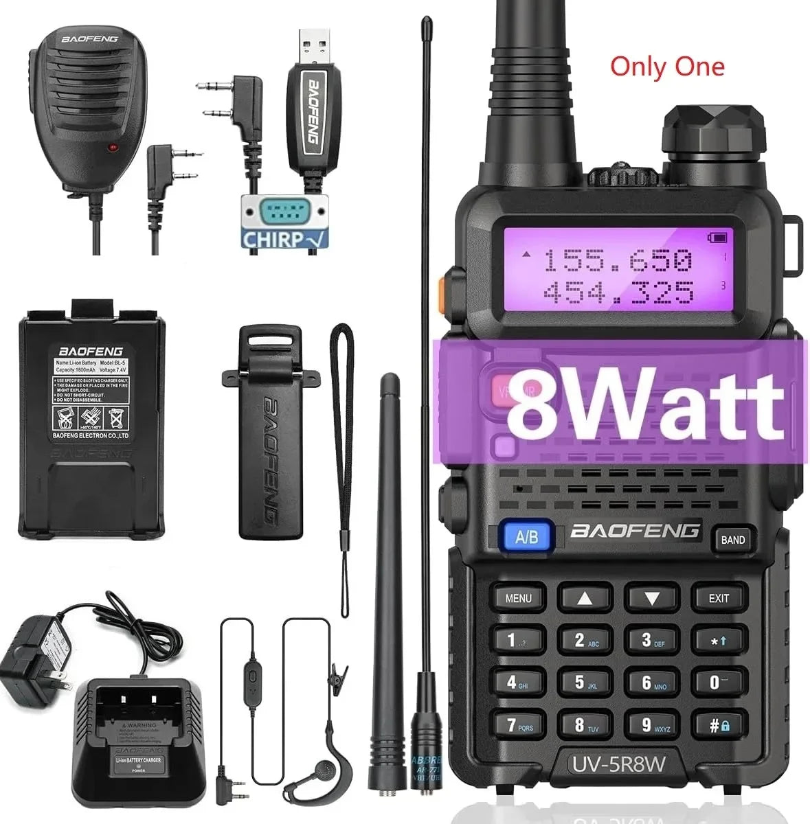 Dual Band Long Range Walkie Talkie with Powerful Output