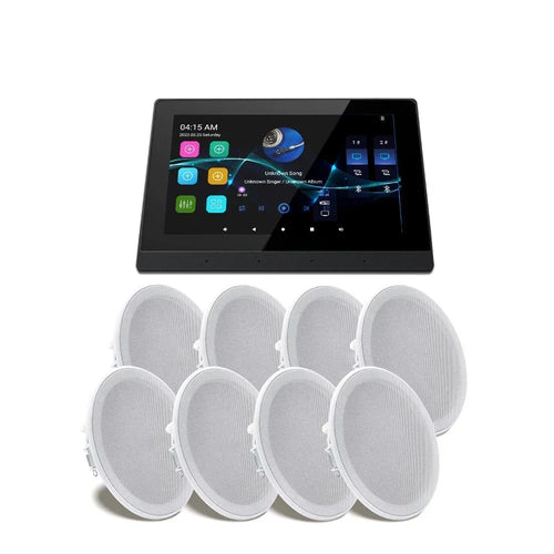 Smart Audio System WiFi Bluetooth Wall Amplifier with Ceiling Speaker - Home Smart Direct