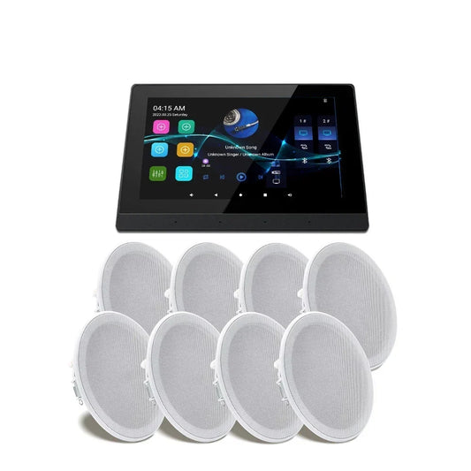 Smart Audio System WiFi Bluetooth Wall Amplifier with Ceiling Speaker - Home Smart Direct