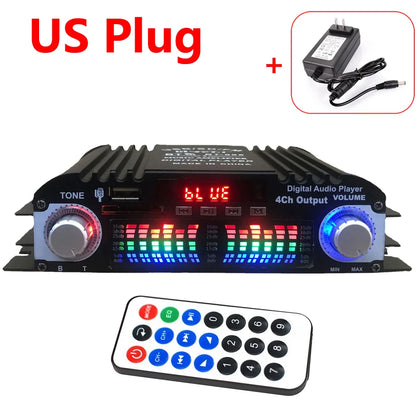 HiFi Audio Amplifier with Bluetooth Karaoke Player - Home Smart Direct