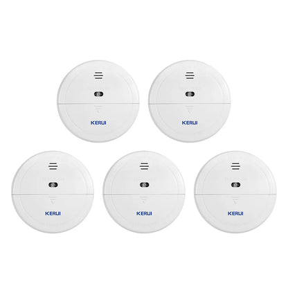 KERUI 5/10pcs 433MHZ Wireless Home Fire Smoke Sensor Detector Security Work With GSM Wifi Alarm System - Home Smart Direct