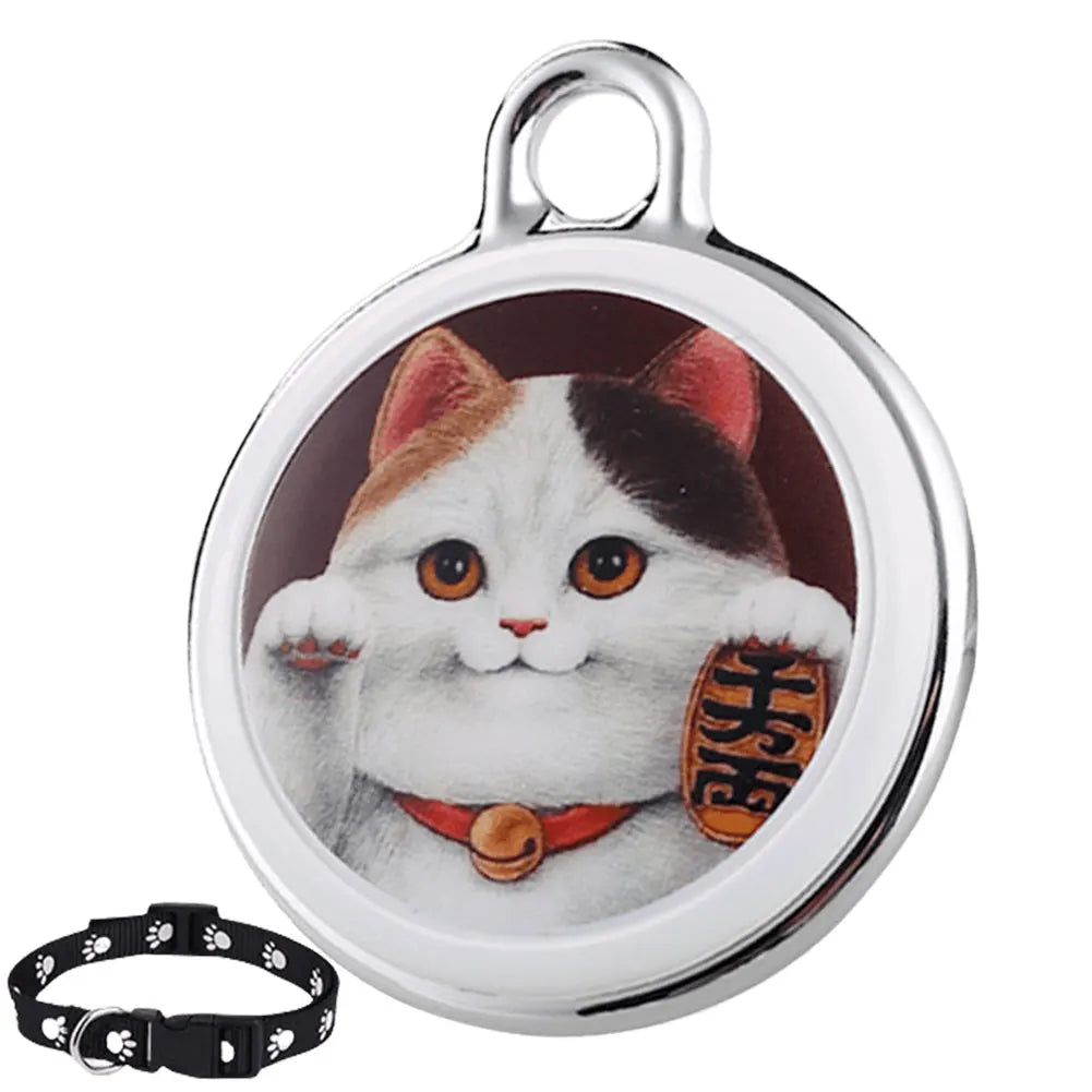 GPS Tracker Collar for Cats and Dogs Waterproof Smart Locator