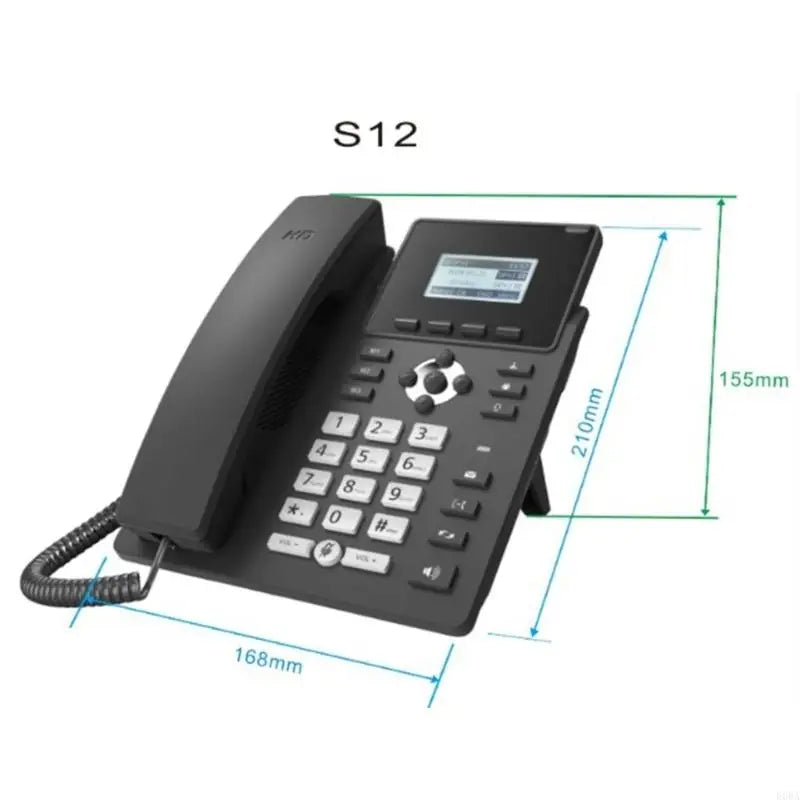 Advanced IP Phone with Gigabit Ports for Office Use