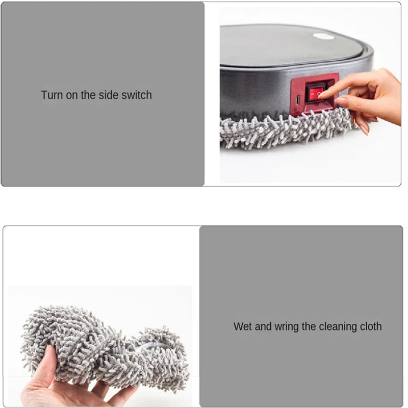 Smart Robot Vacuum Cleaner with Dry and Wet Mopping