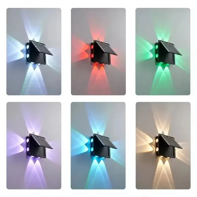 Outdoor Solar Wall Light for Landscape and Garden Lighting