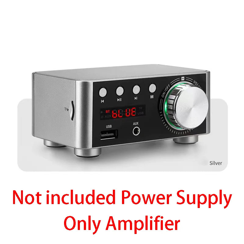 Mini HiFi Bluetooth Power Amplifier with USB AUX Input - Home Smart Direct