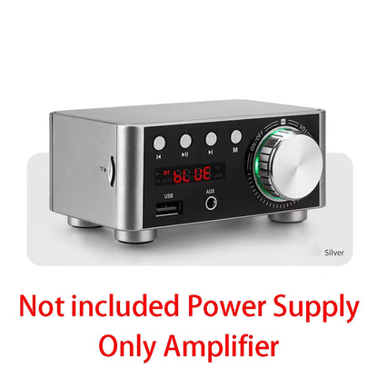 Mini HiFi Bluetooth Power Amplifier with USB AUX Input - Home Smart Direct