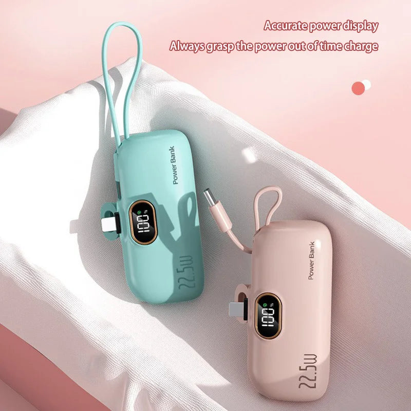 Mini Portable Power Bank Fast Charging External Battery