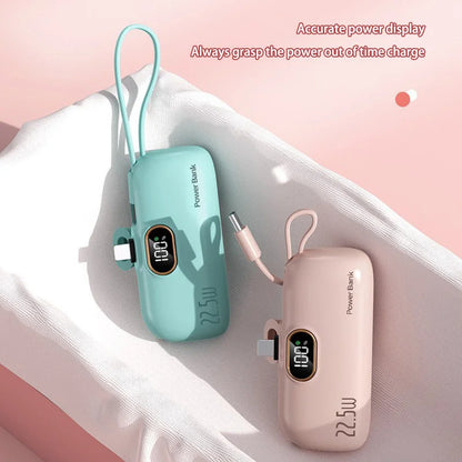 Mini Portable Power Bank Fast Charging External Battery